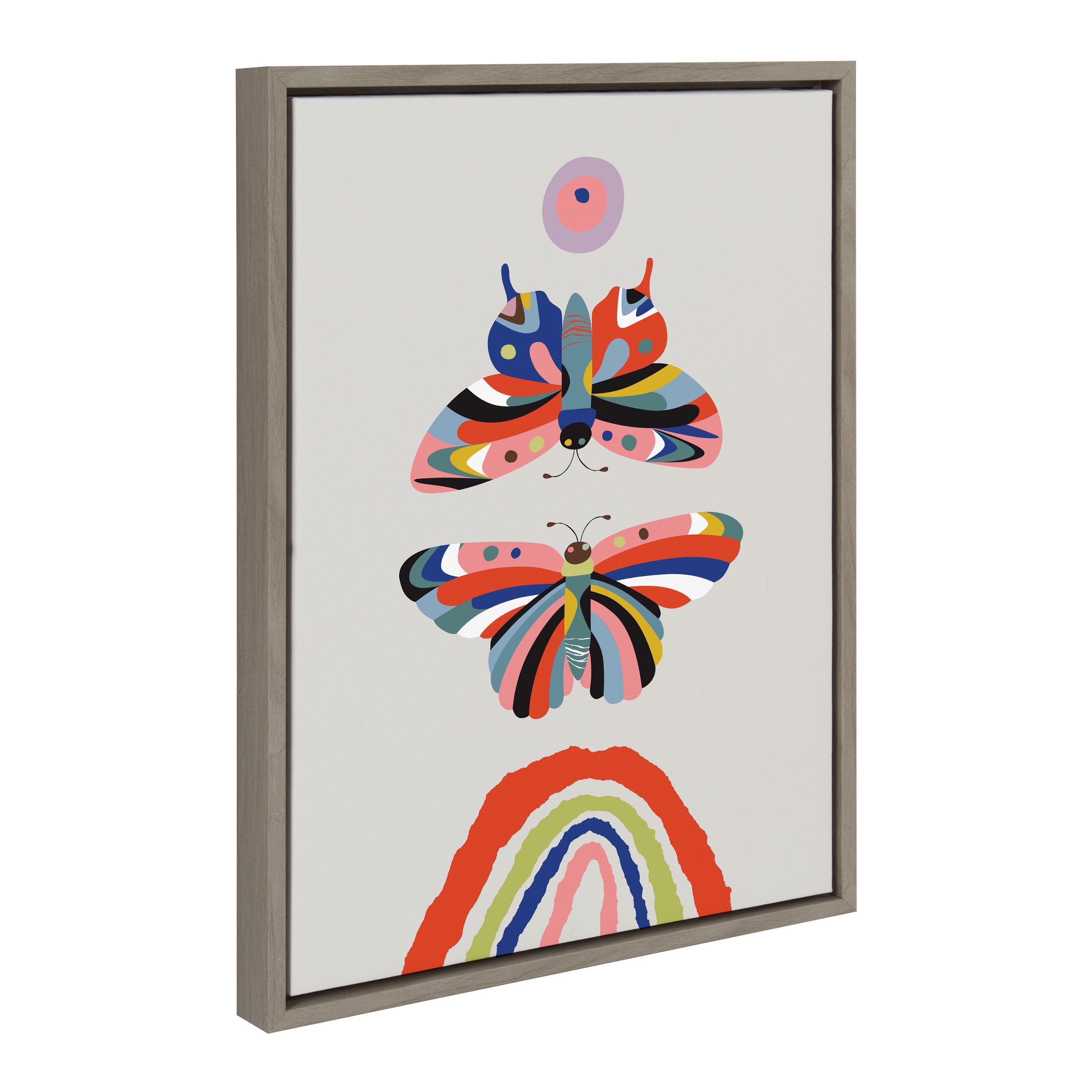 Sylvie Butterflies Framed Canvas by Rachel Lee of My Dream Wall