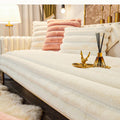 Thicken Faux Fur Plush Sofa Cover Non-slip Sofa Seat Pad European Sofa Towel for Living Room Decor