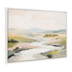 Sylvie Beaded Tranquil Landscape II Framed Canvas by Amy Lighthall