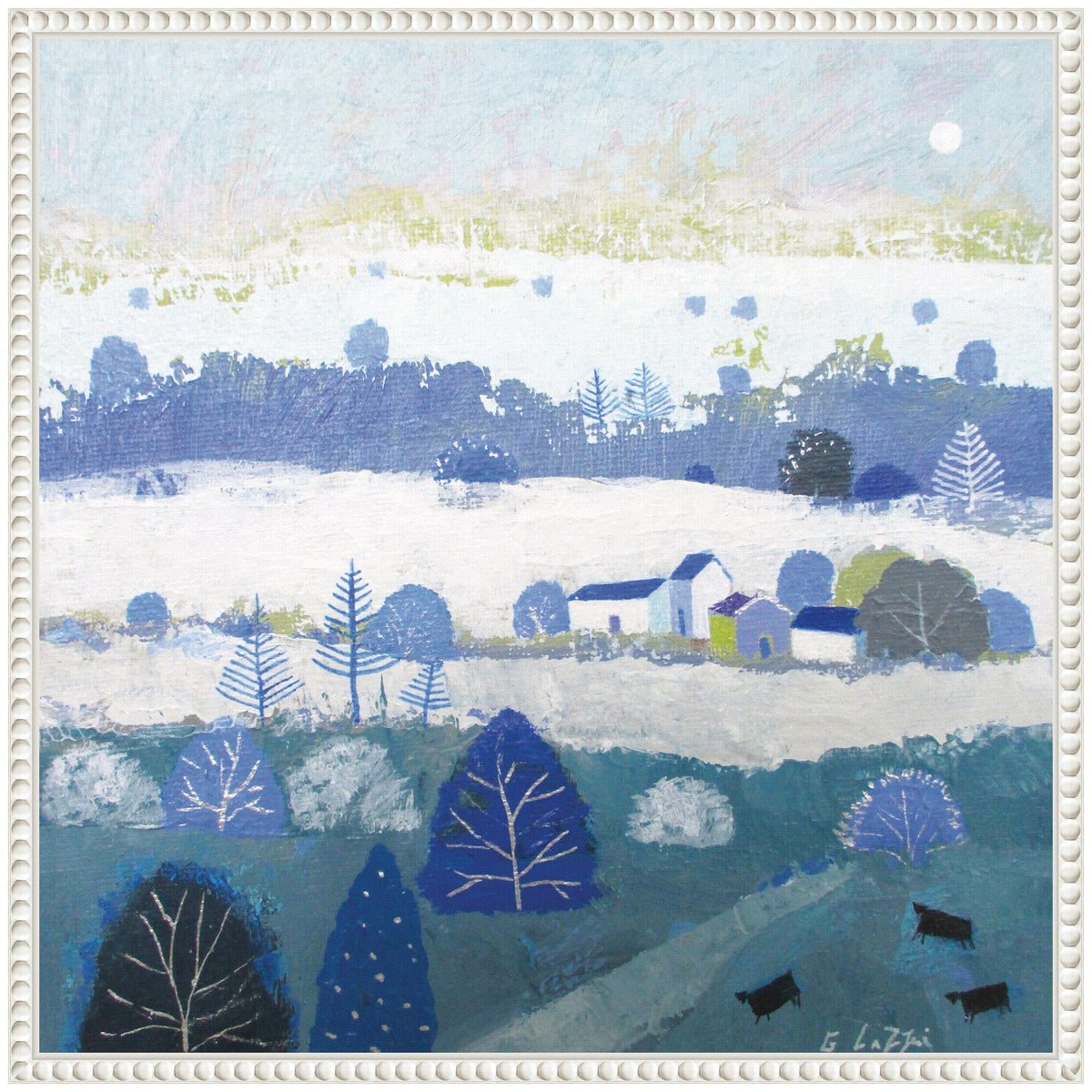 Sylvie Winter Dales Framed Canvas by Giuliana Lazzerini