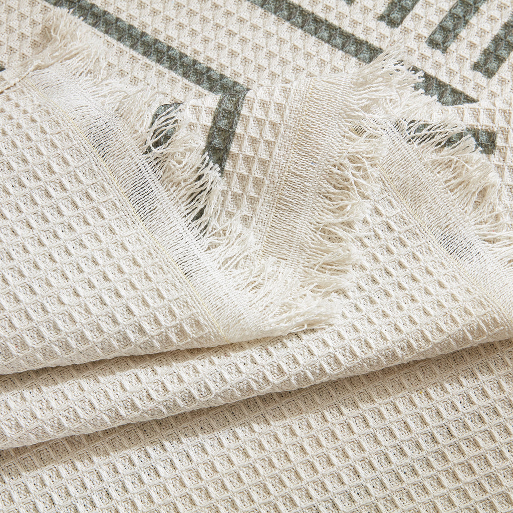 Waffle Lattice Fabric Sofa Cover, Multi-purpose Soft Sofa Throw, Couch Cover Blanket Throws for Couches