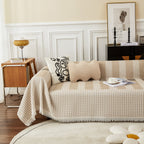 Waffle Lattice Fabric Sofa Cover, Multi-purpose Soft Sofa Throw, Couch Cover Blanket Throws for Couches