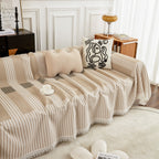 Waffle Lattice Fabric Sofa Cover, Multi-purpose Soft Sofa Throw, Couch Cover Blanket Throws for Couches