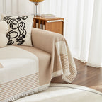Waffle Lattice Fabric Sofa Cover, Multi-purpose Soft Sofa Throw, Couch Cover Blanket Throws for Couches
