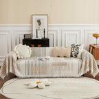 Waffle Lattice Fabric Sofa Cover, Multi-purpose Soft Sofa Throw, Couch Cover Blanket Throws for Couches