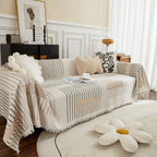 Waffle Lattice Fabric Sofa Cover, Multi-purpose Soft Sofa Throw, Couch Cover Blanket Throws for Couches