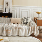 Waffle Lattice Fabric Sofa Cover, Multi-purpose Soft Sofa Throw, Couch Cover Blanket Throws for Couches
