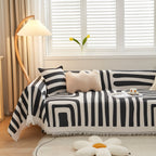 Couch Cover for Most Shape Sofas, Waffle Lattice Sofa Cover Throw, Washable Furniture Covers for Pets