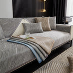Non-Slip Ice Silk Sofa Towel, Removable Washable Pet Sofa Protector Covers, Slipcover for Couches