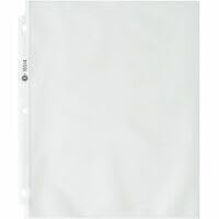 Business Source Nonglare Top-Loading Sheet Protectors - 11' Height X 9' Width - 3.3 Mil Thickness - For Letter 8 1/2' X 11'