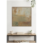Sage Horizon No. 3 by Amy Lighthall Framed Canvas Wall Art Print