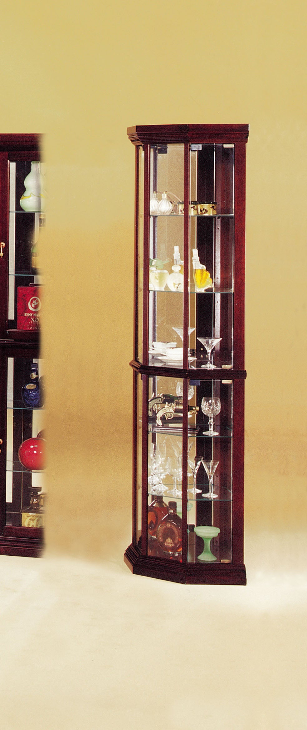 Huxley - Curio Cabinet Cherry