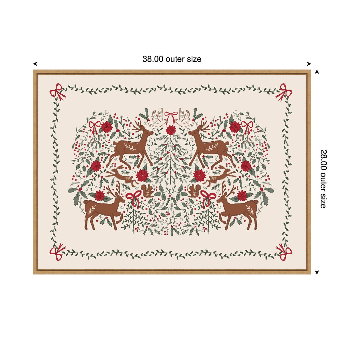 Sylvie Framed Canvas The Winter Woods by Vicky Yorke