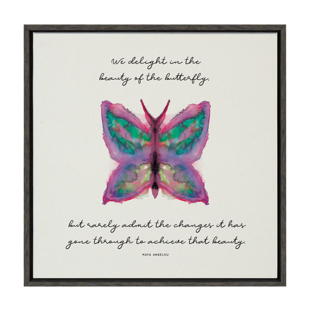 Sylvie The Growth of the Inner Being Framed Canvas by Mentoring Positives