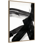 Black Mark No. 2 by Amy Lighthall Framed Canvas Wall Art Print