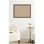 Pinboard Beige Lattice Pattern