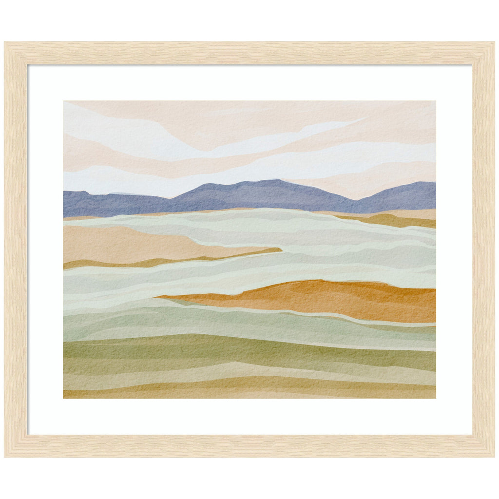 Framed Art Dreamy Hillscape by Nikita Jariwala