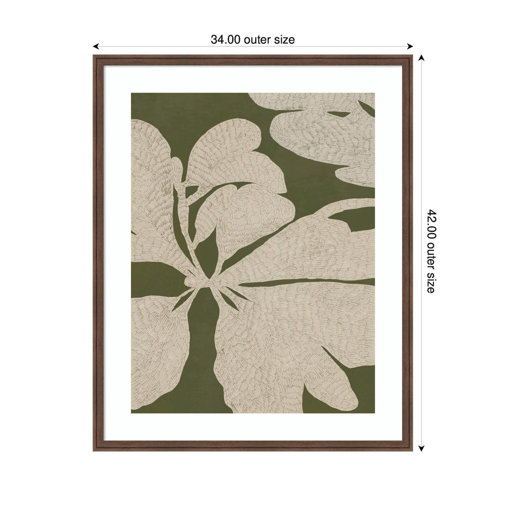 Leafy Whispers by Treechild Framed Wall Art Print