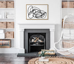 Sylvie Ring of Light 2 Framed Canvas by Nikki Chu