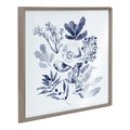 Blake Indigo Shells Framed Printed Acrylic by Sara Berrenson