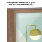 Blake Time to Relax Framed Printed Glass by Rachel Lee of My Dream Wall