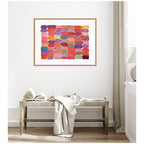 LD Palette Patchwork by Lordy Dordie Framed Canvas Wall Art Print