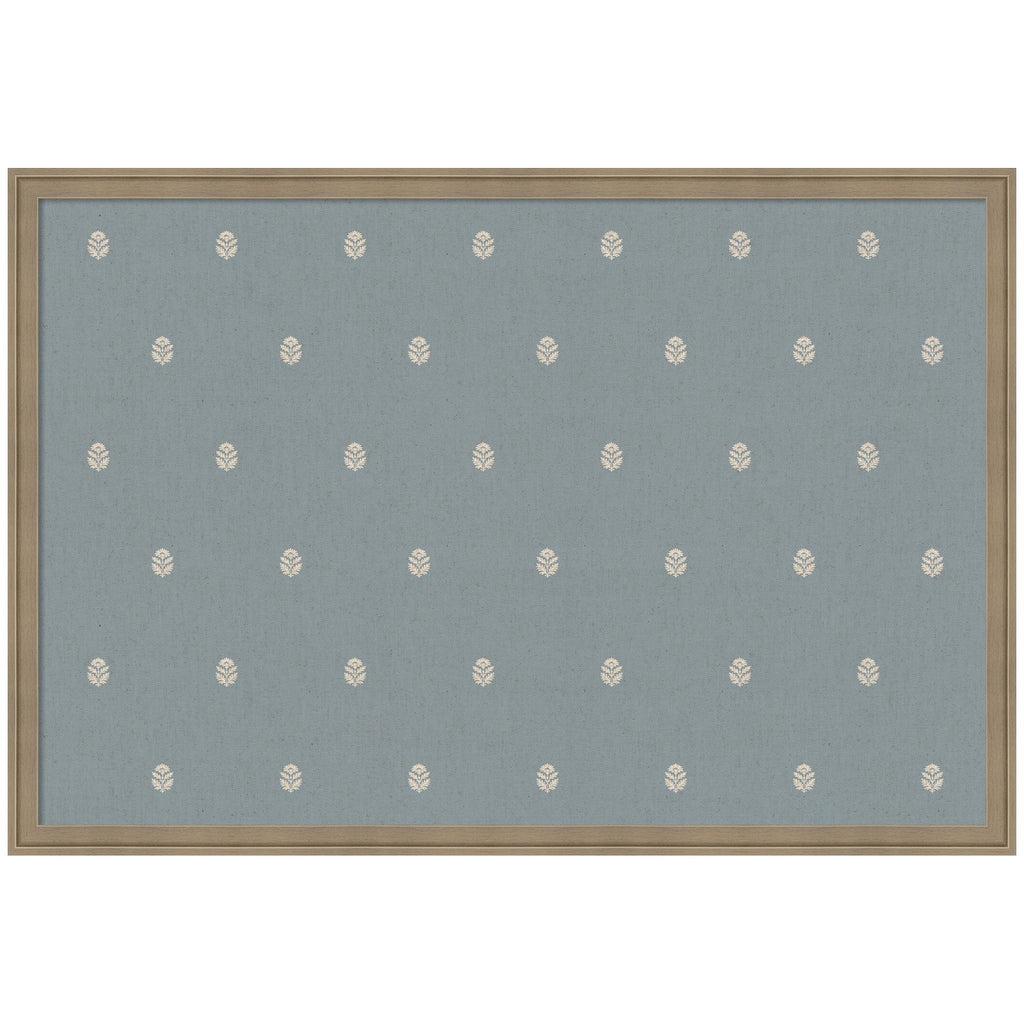 Pinboard Blue Botanical Block Print