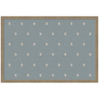 Pinboard Blue Botanical Block Print