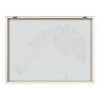 Blake Spotted Leaves Neutral Framed Printed Glass by Emily Marie Watercolors