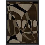 Sylvie Contour 1 Framed Canvas by Shatha Al Dafai