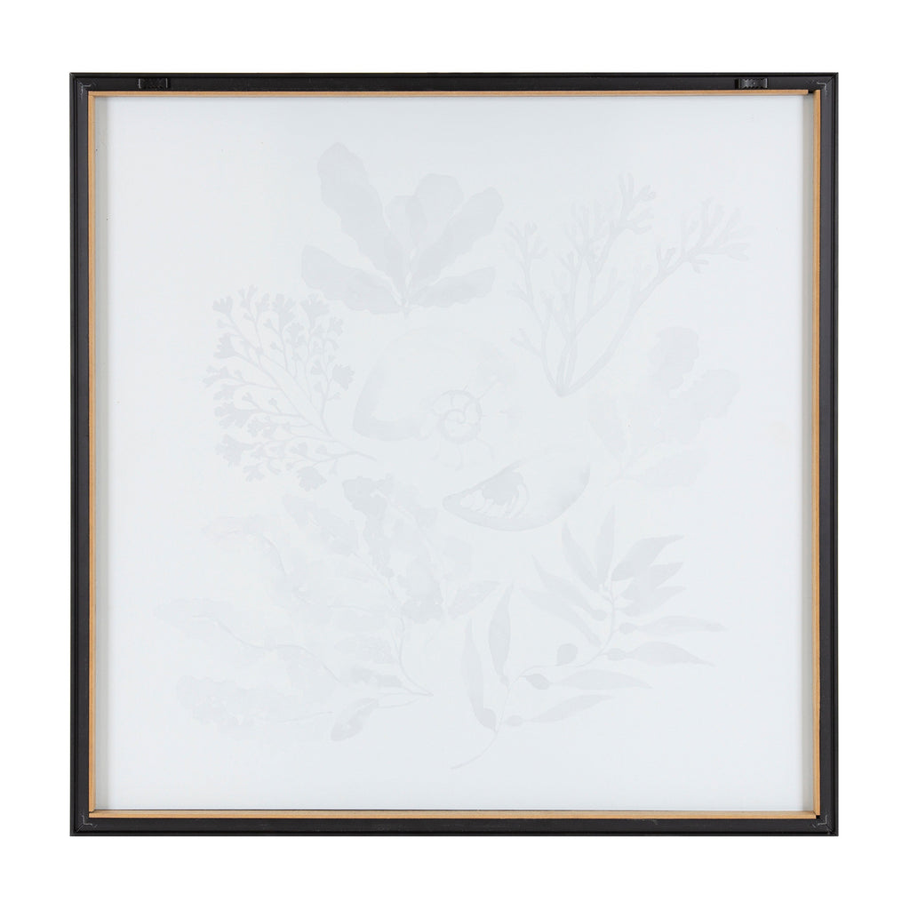 Blake Indigo Shells Framed Printed Acrylic by Sara Berrenson