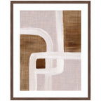 Framed Art rhythmic lines ll by Nikita Jariwala