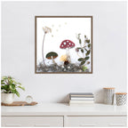 Mushroom No. 2 by Madeline Jeppesen Framed Canvas Wall Art Print