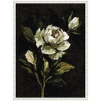 Sylvie Moody Floral 2 Framed Canvas by Annie Quigley