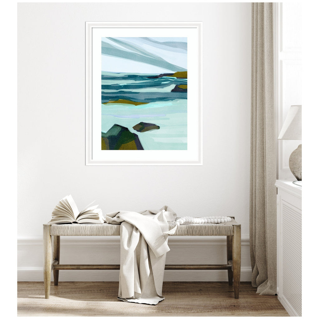 Framed Art Ocean Breeze by Nikita Jariwala