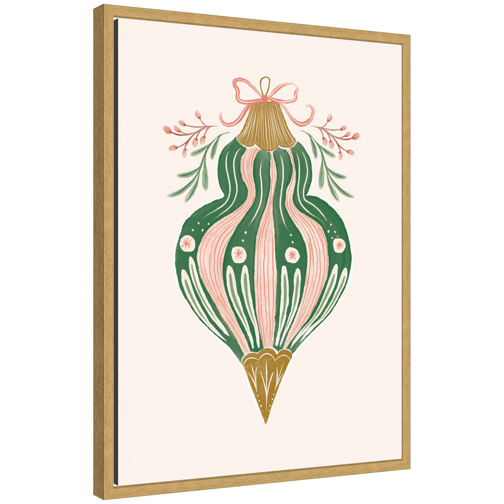 Sylvie Framed Canvas Holiday Ornament Collection 4 by Jill Labieniec