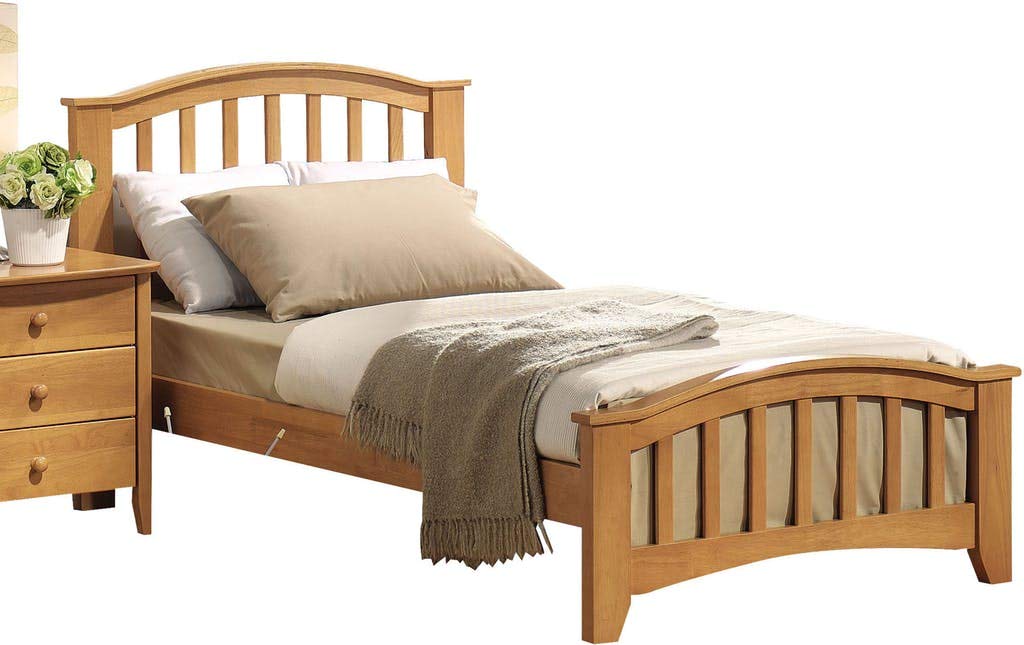 Acme San Marino Twin Slat Wood Bed - Thumbnail 2