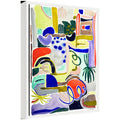 Sylvie Abstract 07 Framed Canvas by Emma Daisy
