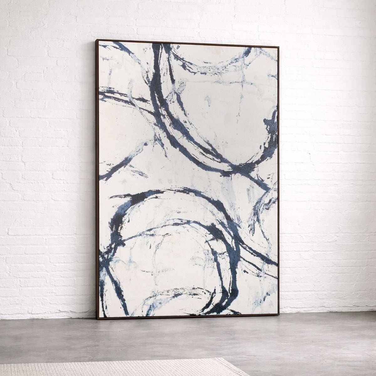 Elemental Rhythm   Contemporary Decorative Wall Art For Living Room  Handpainted Canvas