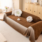 Decorative Couch Throw Cover, Washable Boho Couch Blanket Protector for Dogs, Cats