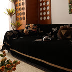 Butterfly Jacquard Soft Couch Blankets Cover for Couch Reversible Modern Sofa Slipcover Throw Covers