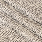 Sofa Cover Throw with Lace Trim & Pom-Pom Fringe, Decorative Couch Cover Blanket