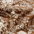 French Country Floral Sofa Cover with Chiffon Ruffle Skirt, Vintage Sofa Throw Cover