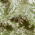 French Country Floral Sofa Cover with Chiffon Ruffle Skirt, Vintage Sofa Throw Cover