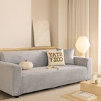 Premium Velvet Thick Stretch Couch Slipcover, Non-Slip Furniture Protector for Pets