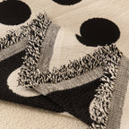 Chenille Polka Dot Sofa Cover Throw, Soft Thick Couch Cover Blanket Furniture Covers