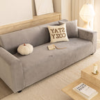 Premium Velvet Thick Stretch Couch Slipcover, Non-Slip Furniture Protector for Pets