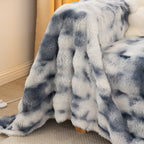 Thick Faux Fur Couch Cover Fluffy Fuzzy Warm Washable Furniture Protector for Kids Pets