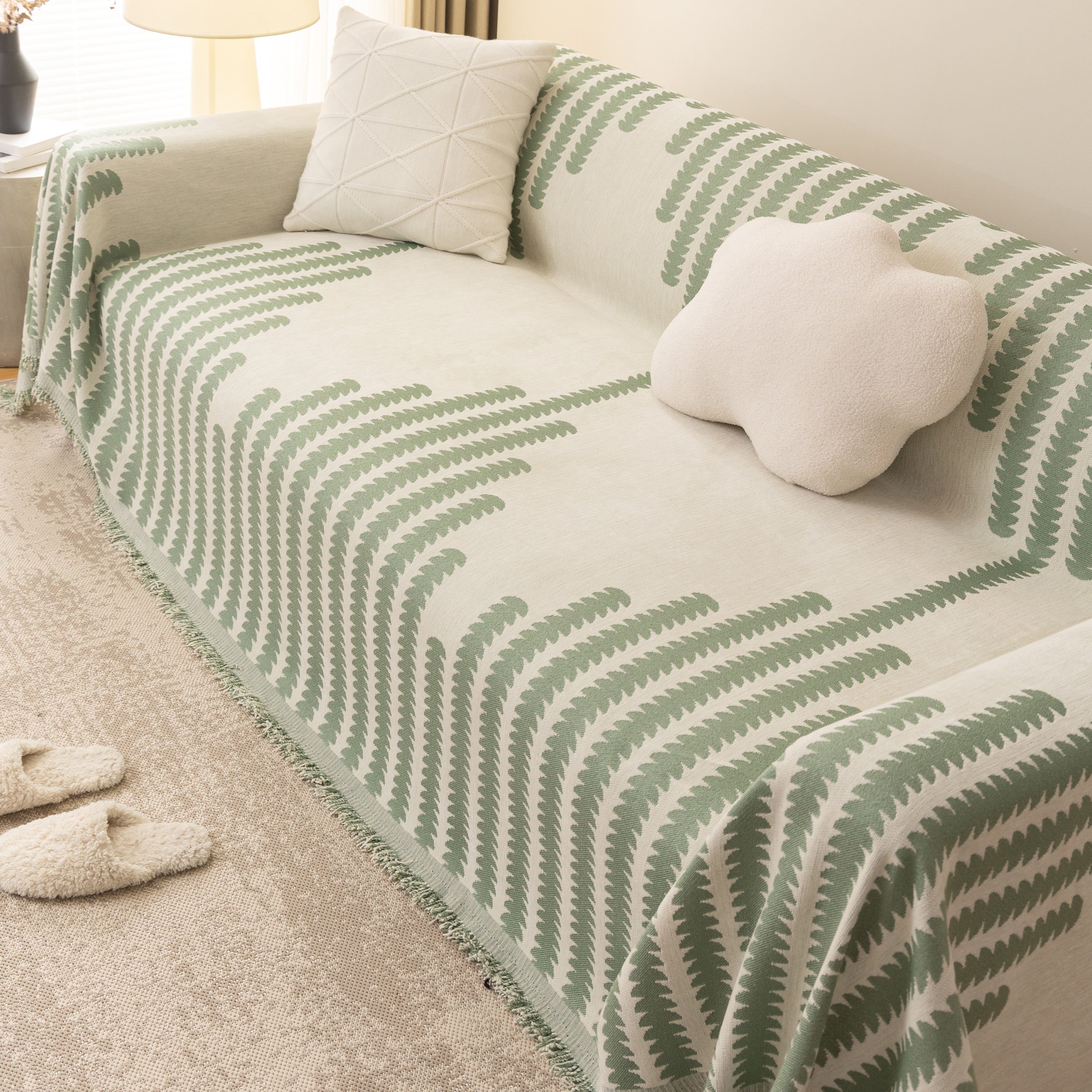 Soft Cozy Chenille Couch Cover Throws for Sofas, Couch Cover Blankets, Corner Sectional Couch Covers