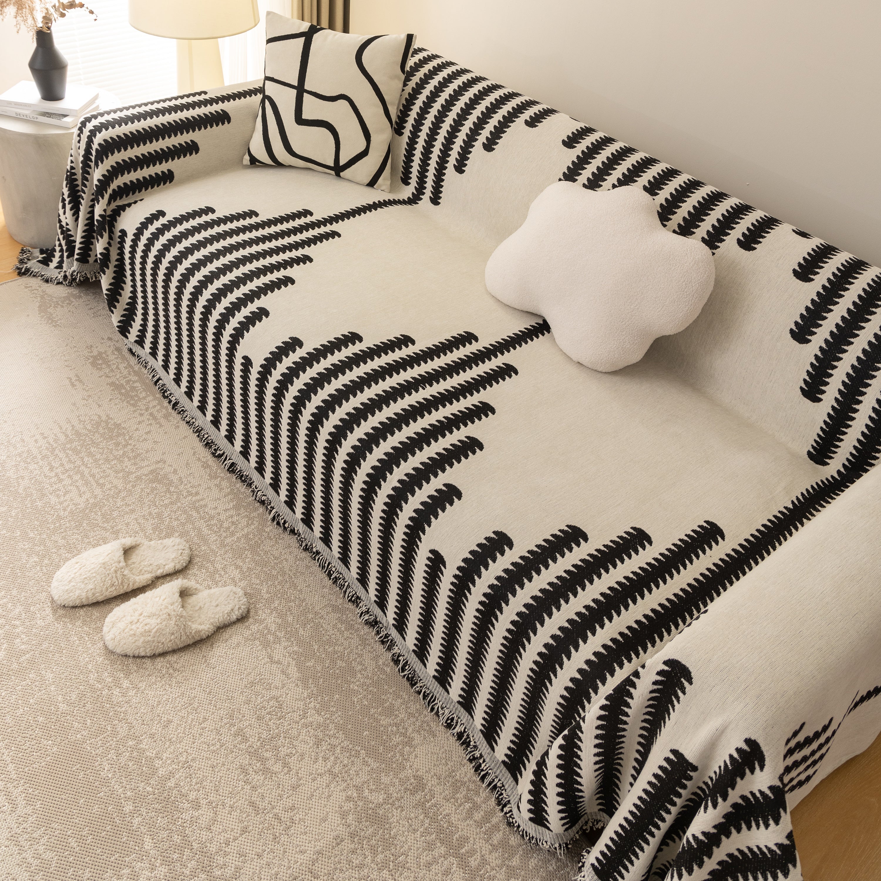 Soft Cozy Chenille Couch Cover Throws for Sofas, Couch Cover Blankets, Corner Sectional Couch Covers